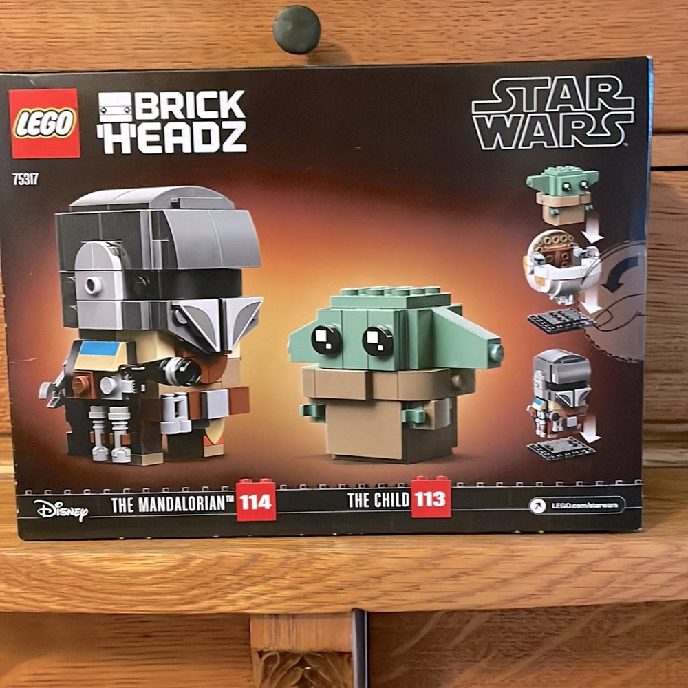 Unopened Lego Brick Headz STAR WARS The Mandalorian & The Child